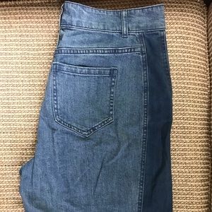 Two-tone denim Jeans